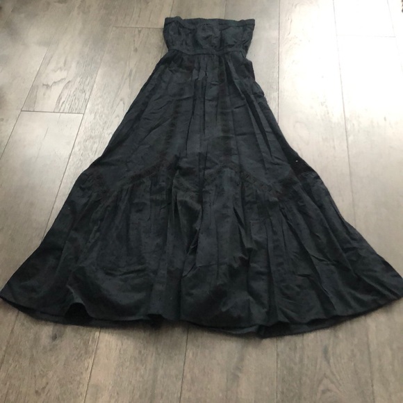 Gap 100% cotton woman’s black maxi dress - Picture 2 of 8